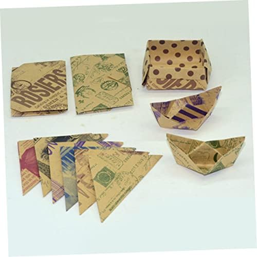 Stobok 60pcs Занает за деца оригами хартија двострана боја оригами преклопување на занаети Божиќна хартија прирачник детска хартија деца оригами