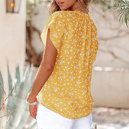 Шарела жолт наметка за кратки ракави Шал за јуниори против вратот шифон геометрија графички шал обвивки облеки за тинејџери девојки копче