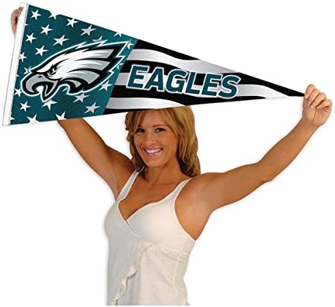 Filadelphia Eagles Nation USA Americana Stars and Stripes Pennant Banner Flag