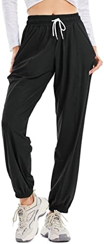 Pantsенски џогерни панталони со џебови со џебови Брзо суво трчање панталони тренингот атлетски панталони
