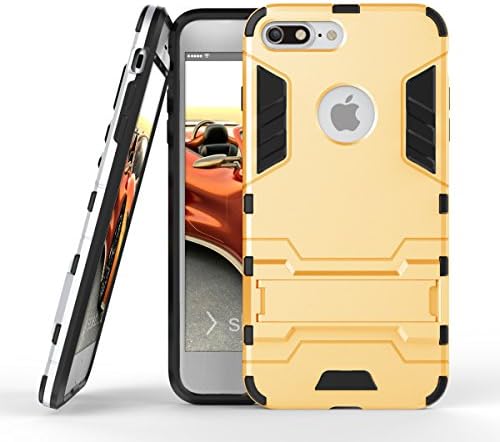 Премиум iPhone 7 Plus Case by Snowboll Shuttle-ShockProof Dual-Absorbing слој-со слајд-излез-модерен дизајн и издржлива конструкција-стакло