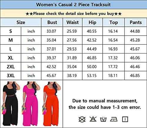 Womenените 2 парчиња широки панталони со долги нозе поставија облеки предни култури без грб врвови со високи половини за патеки