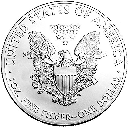 2007-1 Унца Американски Сребрен Орел Ниска Рамна Стапка Превозот .999 Парична Казна Сребрен Долар Нециркулирани Сад Нане