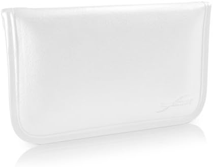 Boxwave Case компатибилен со Motorola Moto G7 Play - Елитна торбичка за кожен месинџер, синтетички кожен покритие куќиште дизајн на