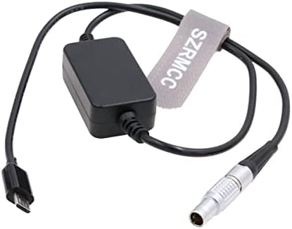 SZRMCC Nucleus Nano Следете го Motor Motor или Microweel Micro USB 5V регулиран на Aux 2 Pin Power Cable за Arri Alexa Red Z Cam E2 Предводник на камерата