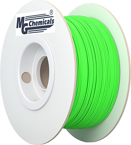 Mg Chemicals ABS 3D филамент за печатач, 1,75 mm, 0,5 кг, сјај во темница - зелена