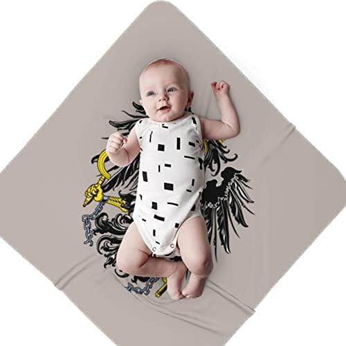 Национален амблем на бебето за бебиња во Австрија, примање ќебе за обвивка за покривање на новороденчиња за новороденчиња