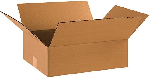 АВИДИТИ Превозот Кутии Големи 18 l x 14 W x 6 H, 25-Пакет | Брановидни Картонска Кутија за Пакување, Движење и Складирање  18x14x6 18146