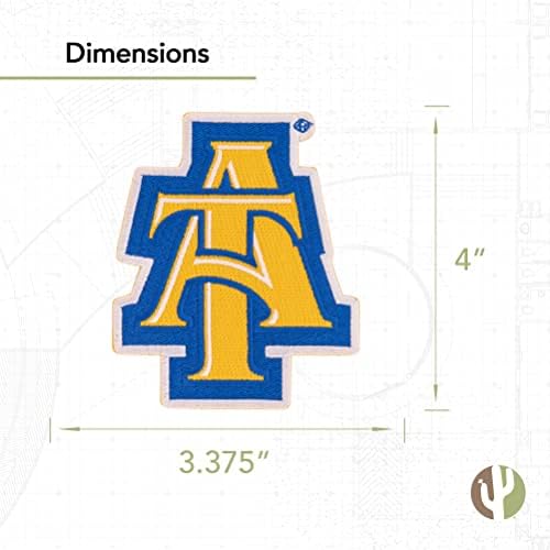 Северна Каролина А & Т Државен универзитет Патче Агис NC A&T Везени закрпи Апликација за шиење или железо на торба за јакна