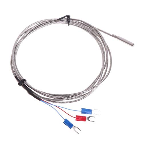 Термокупар на сензорот за температурни сензори RT100 PT100 со кабел за контролор на температура од 2m 3 кабел