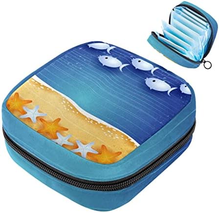 Плажа starвездена риба морска риба санитарна торба за чување салфетка менструална торба за подлога преносна менструална чаша торбичка со патент