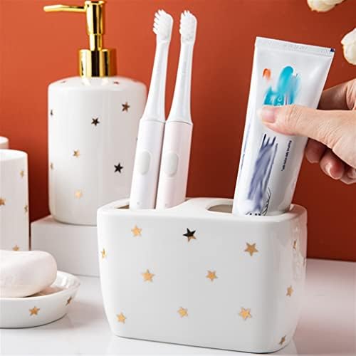 SDFGH Star Wash Set керамички нордиски резерви за бања за домаќинства.