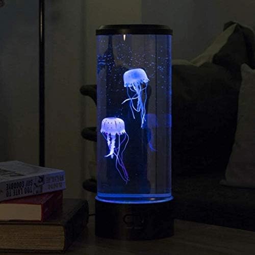 QFFL медуза светилка Медуза Лава Светилка, LED USB Фантазија Ноќ Светло, Боја Менување На Аквариум Расположение Светла со 3 Медуза,