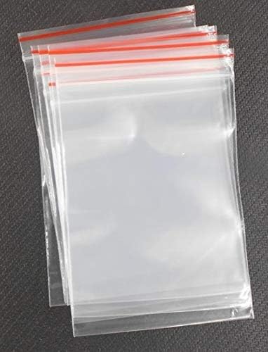 3x5 чиста пластична патент Поли -заклучување торбички што може да се вратат 2 мил