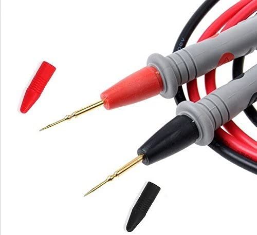 АМВО мултиметарен кабел за сонда поставени кабелски пар за универзални дигитални дигитални мулти -метарски детектор за олово жица со сонди остри