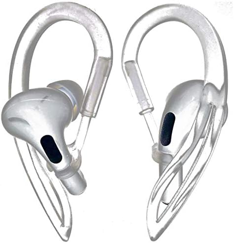 JNSA AirPods Pro EAR Hooks Anti-Slip Anti-Rapop Earhooks 【Не се вклопува во случајот за полнење】 Компатибилен со AirPods Pro, Clear