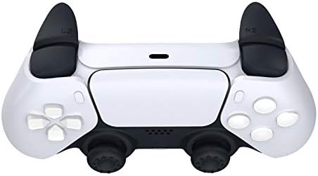 8in1 палецот стап за зафаќање на капачето џојстик капаче силиконски рокер капа L2 R2 активирање на копчето за активирање за S-Ony Play-Station PS5 Controller Case PS5 GamePad Chonk Non-Slip Rocker Cap