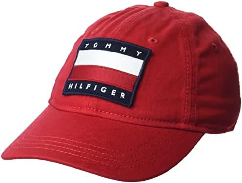Машки памук на Томи Хилфигер Тони прилагодлива капа за бејзбол