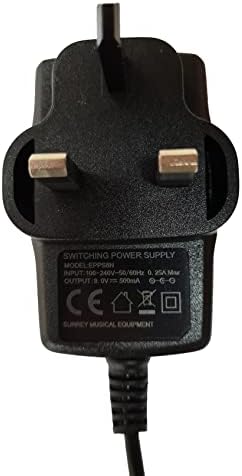 Замена на електрична енергија за Guyatone PD-1 Power Drive Effects Adapter Adapter UK 9V