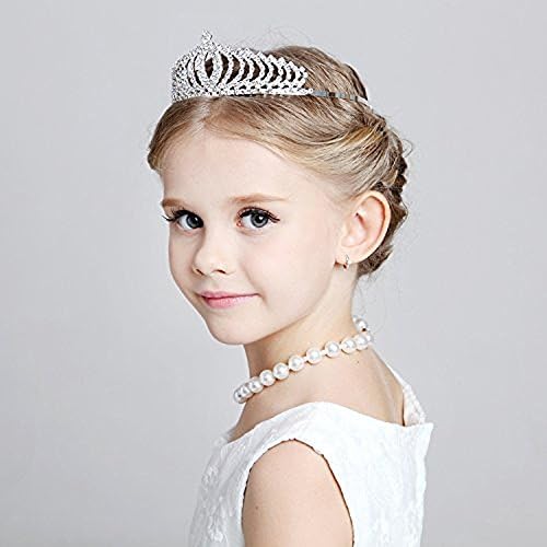 Нова принцеза Тијара Спаркл Кристал Ринестон Крал Роденденски сјај тијара со чешел