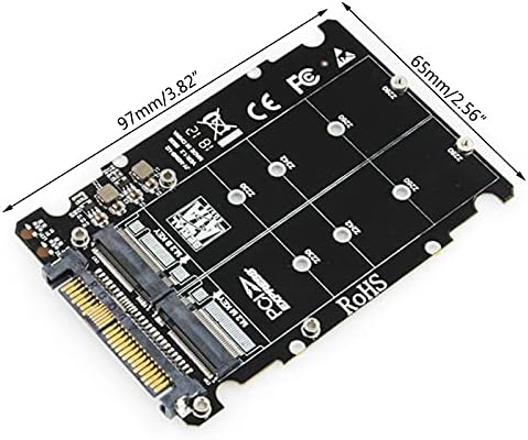 Конектори 2021 M.2 SSD до U.2 адаптер 2in1 M.2 NVME и SATA-BUS NGFF SSD на PCI-E U.2 SFF-8639-