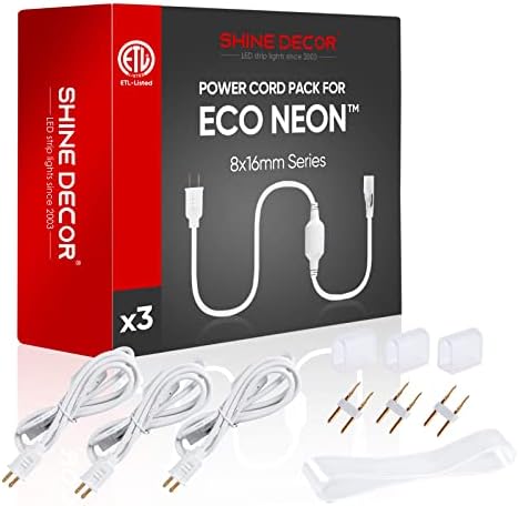 Производи за пакети за пакети со пакет со топол 20m/65,6ft LED Neon Rope Lights Kit