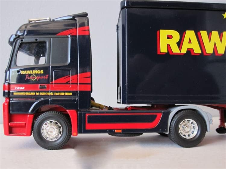 Корги за Mercedes Actros Box Trailer Rawlings Transport Ltd Edition 1/50 Diecast камион претходно изграден модел