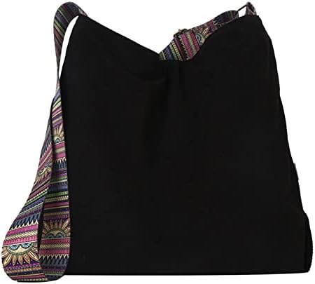 FVOWOH Hobo Торби За Жени Торба Со Средна Големина Со Кадифена Торба Со Патент Обични Бохо Торби За Рамо За Кафеави Кеси Со Вкрстено Тело За Жени