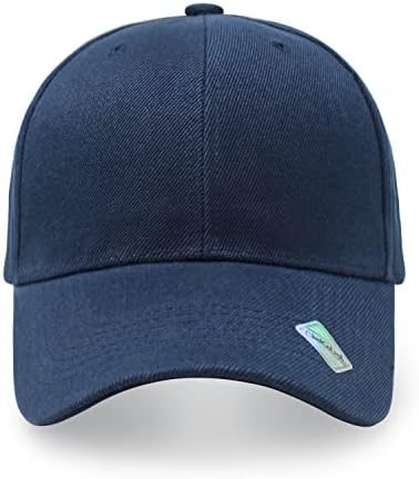 Chok.lids секојдневно врвно капаче за премија структурирани обични бејзбол капа за мажи кои се прилагодуваат на голф, пешачење
