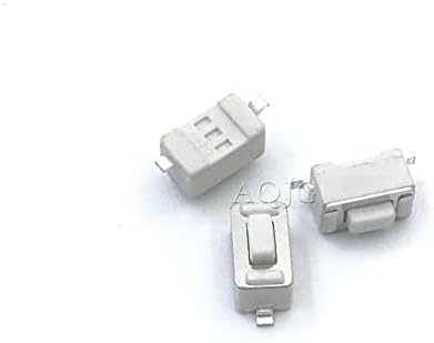 100 парчиња/лот 3 * 6 * 4,3 mm 2pin SMD тактички прекинувач за прекин на копчето за притискање микро прекинувач 3x6x4.3mm бело копче