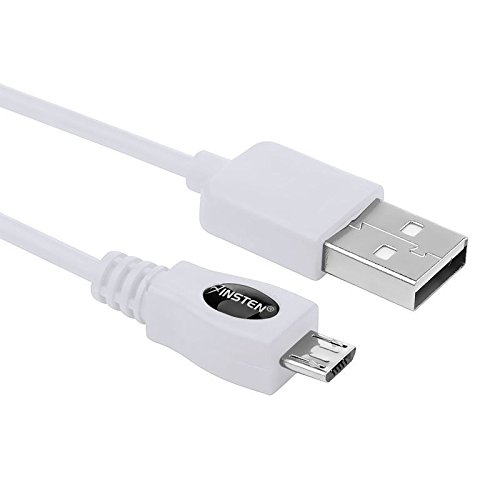 Бело 6ft Микро USB Кабел За Податоци Полнач+Бела Кожа Случај За microsoft xBox One