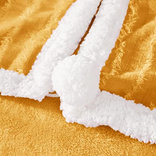 Exclusivo Mezcla Tassel Fleece Throw Blink за кауч, софа, кревет, меко обвивка пончо ќебе, лесен и топло