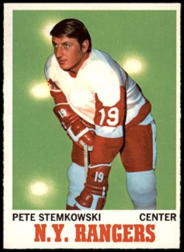 1970 Топпс 25 Пит Стемковски Newујорк Ренџерс-хокеј VG/екс-ренџер-хокеј