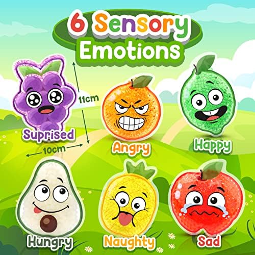 Сензорни Играчки За Деца Со Аутизам, Водени Монистра На Возраст Од 3+ Социјални Емоционални Играчки За Учење За Деца Мали Деца,