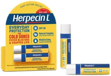 Херпецин-Л заштитник на усните/ладно болно и сончање на усни, близнаци, пакет со близнаци