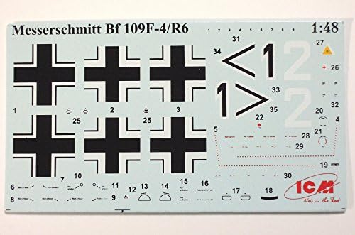 Комплет за градење модели на ICM BF 109F-4/R6