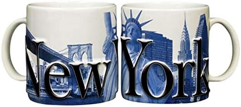 AmericaWare SMNYC01 New York 18 Oz Duo Tone Blue Relief Release