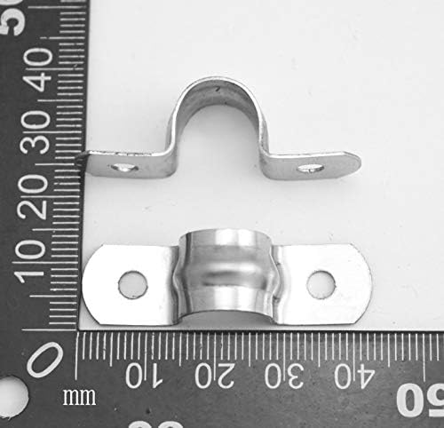 Дијаметар на Fenggtonqii 12 mm 201 Не'рѓосувачки челик Две дупки за цевки за цевки за цевки со дијаметар од 12мм со пакет од 10 мм од 10