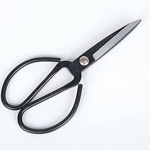KRIVS занаетчиски ножици вкрстени бод за шиење ножици, сечење занаетчиски занаети и алатка за шиење, ножици со црно-21 сантиметри
