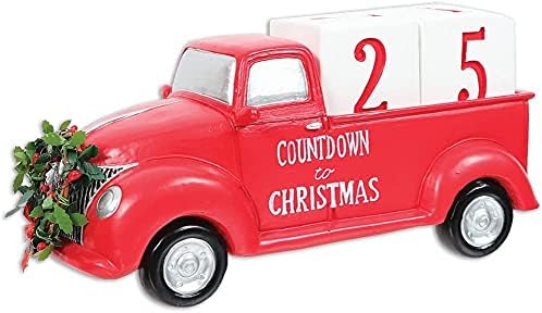 Деи одбројување до Божиќниот декор на црвениот камион