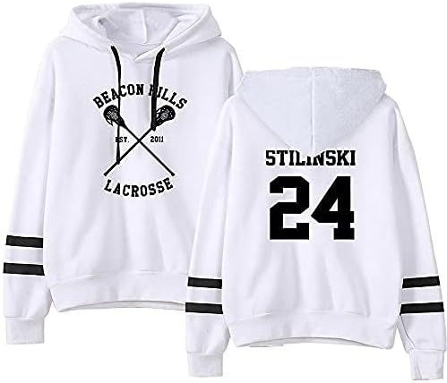 Teen Wolf Hoodie Unisex без џеб ракав жени мажи надвор од облеката Harajuku Streetwear Stilinski 24 модна облека