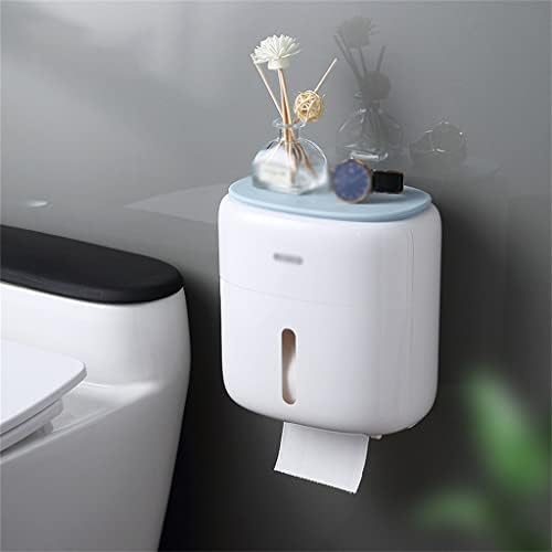 SDGH тоалетна ткиво кутија тоалетна хартија фиока за бања, монтирана бања перфорирана тоалетна хартија ролна за тоалетна хартија