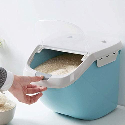 диспензерот За житни култури Пластична Запечатена Кутија За Складирање Ориз, Цилиндар Од 10 килограми Ориз, Корпа За Складирање Ориз