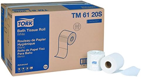 Tork TM6120S Напредно тоалетно ткиво со џамбо ролна, 2-пар, бели, 500 листови, 96 ролни/картон