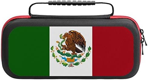 Мексиканско знаме за носење на знаме за преносен преносен торба за складирање на патувања за игри со додатоци