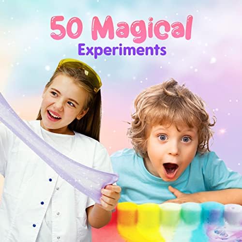 Подарок за научен комплет за лигите и кристали на Плејз Еднорог за девојчиња и момчиња со 50+ СТЕМ експерименти за да се направи сјај