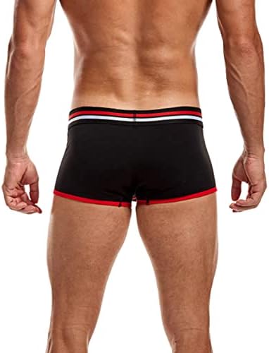 Bmisegm голема и висока долна облека за мажи Машки модни под -панталони плетеки секси возење на брифинзи долна облека долна облека за мажи