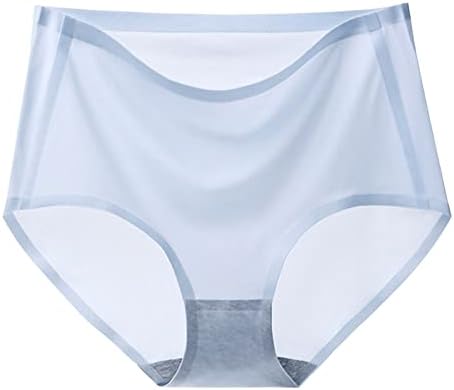 Oplxuo мраз свилен гаќичка, жени мрежи ултра-тенки долна облека со долна облека со високи половини Бикини кратки супер затегнати