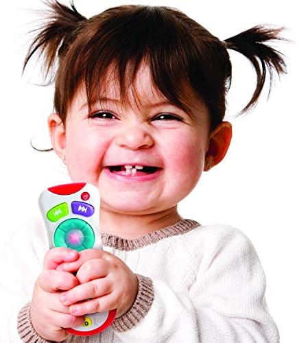 Бебе далечински управувач играчка за 3 месеци и нагоре - Осветли играчки далечински со забавни звуци и музика - совршен подарок за бебиња