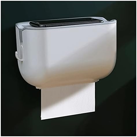 Quul, држач за тоалетна хартија, водоотпорна тоалетна хартија кутија за складирање wallид, монтирана кутија за ткиво за бања